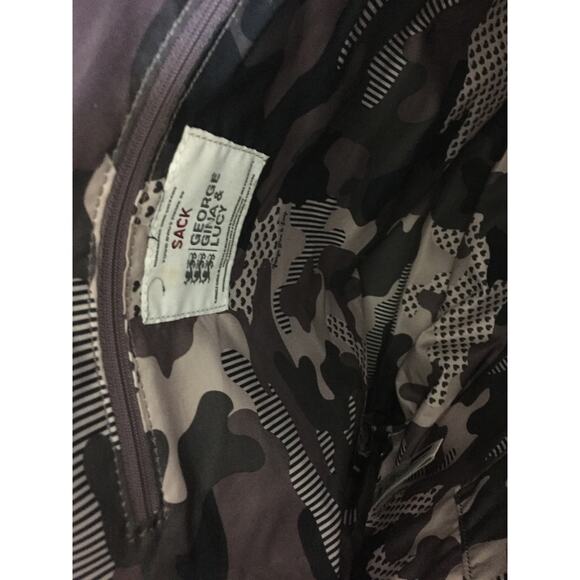 GEORGE GINA & LUCY Handbag Sack "The‎ Star" Deep Black Bag Backpack Bold Chic - Picture 7 of 10